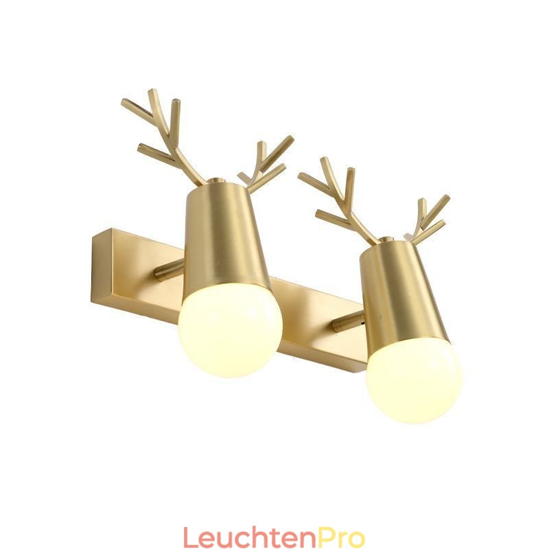 Nordische Messing Wandleuchte Spiegel Frontleuchte