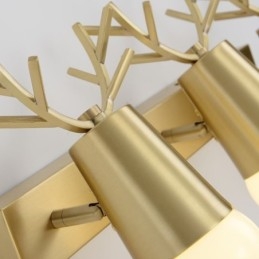 Nordische Messing Wandleuchte Spiegel Frontleuchte