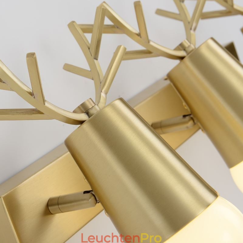 Nordische Messing Wandleuchte Spiegel Frontleuchte