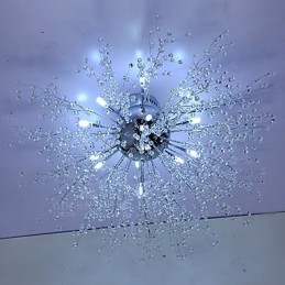 Moderne Feuerwerkskugel, AcrChrome-Metall, Unterputzmontage, GDNS