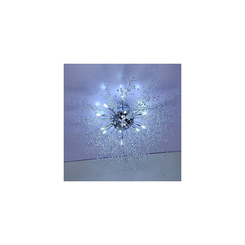 Moderne Feuerwerkskugel, AcrChrome-Metall, Unterputzmontage, GDNS