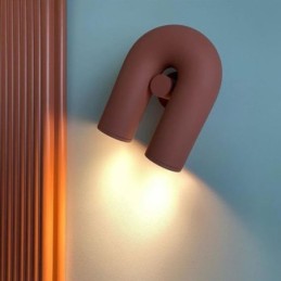 Wandleuchte U-Form Minimalistische Kreative Wandleuchte 90 Drehbarer Lampenschirm