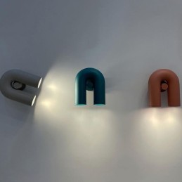 Wandleuchte U-Form Minimalistische Kreative Wandleuchte 90 Drehbarer Lampenschirm
