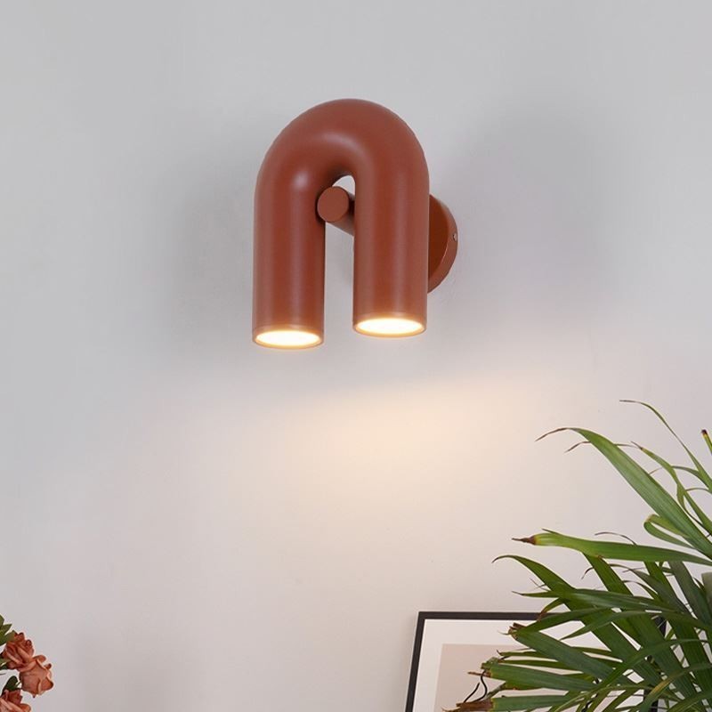 Wandleuchte U-Form Minimalistische Kreative Wandleuchte 90 Drehbarer Lampenschirm