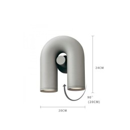 Wandleuchte U-Form Minimalistische Kreative Wandleuchte 90 Drehbarer Lampenschirm