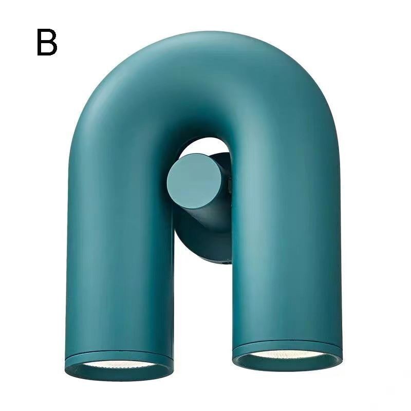 Wandleuchte U-Form Minimalistische Kreative Wandleuchte 90 Drehbarer Lampenschirm