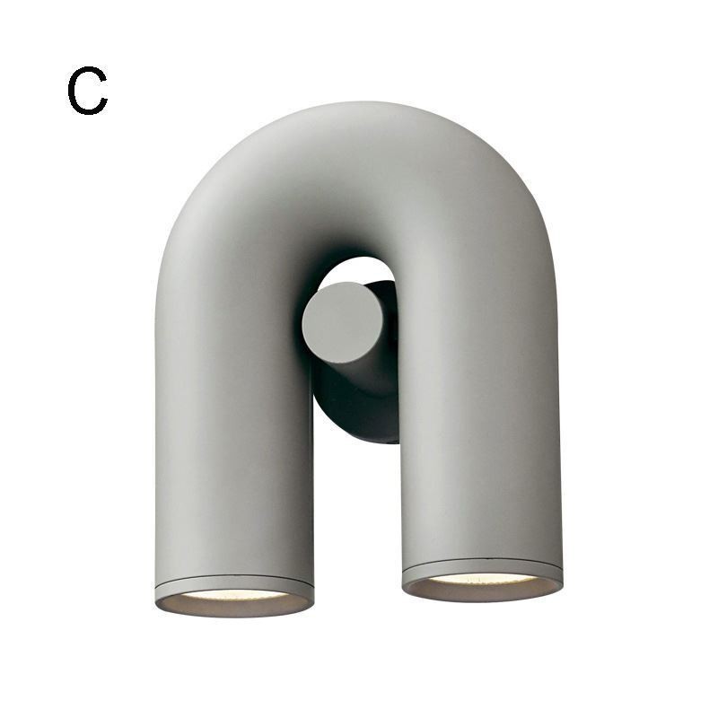Wandleuchte U-Form Minimalistische Kreative Wandleuchte 90 Drehbarer Lampenschirm