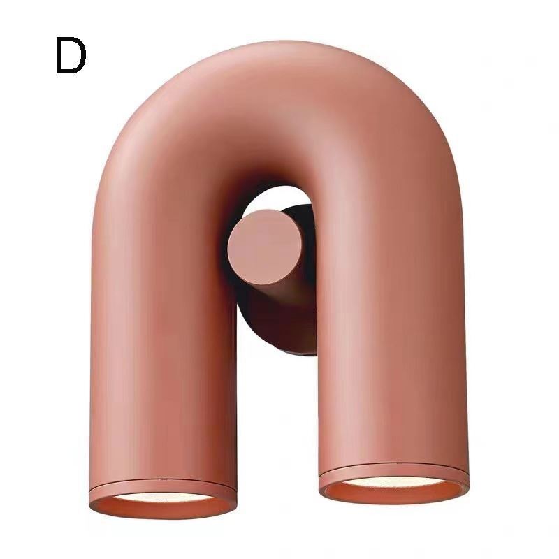 Wandleuchte U-Form Minimalistische Kreative Wandleuchte 90 Drehbarer Lampenschirm