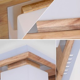 Unterputzmontage Mini-Stil Modern Zeitgenössisch Holz