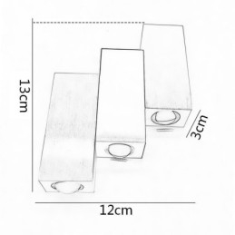 Moderne Wandleuchten Up And Down Wandleuchte Aluminium Wandleuchte