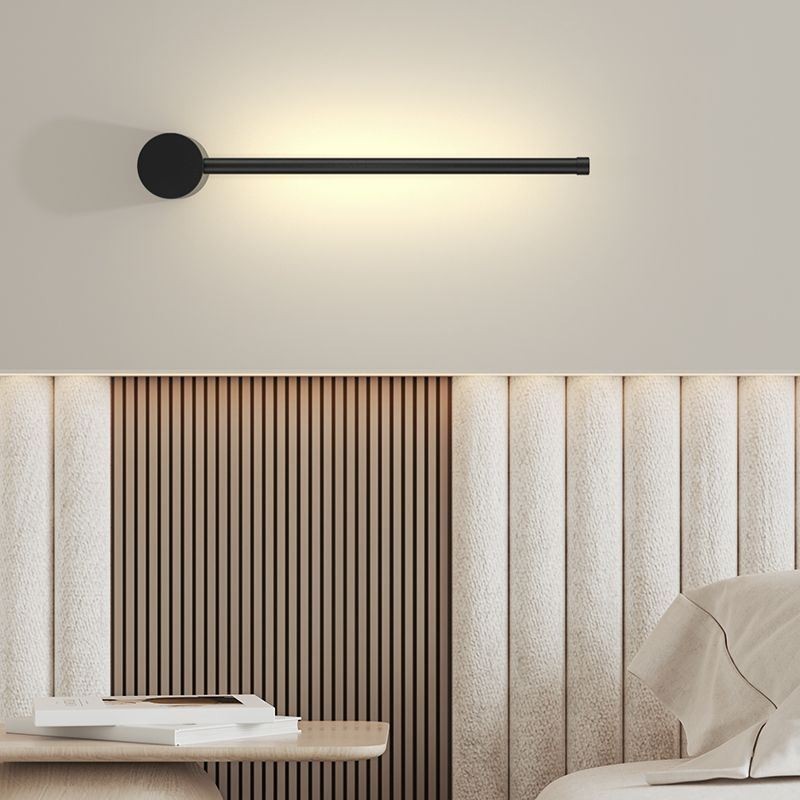 Moderne lange Wandlampe, Nachttischlampe