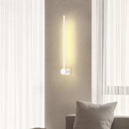 Moderne lange Wandlampe, Nachttischlampe