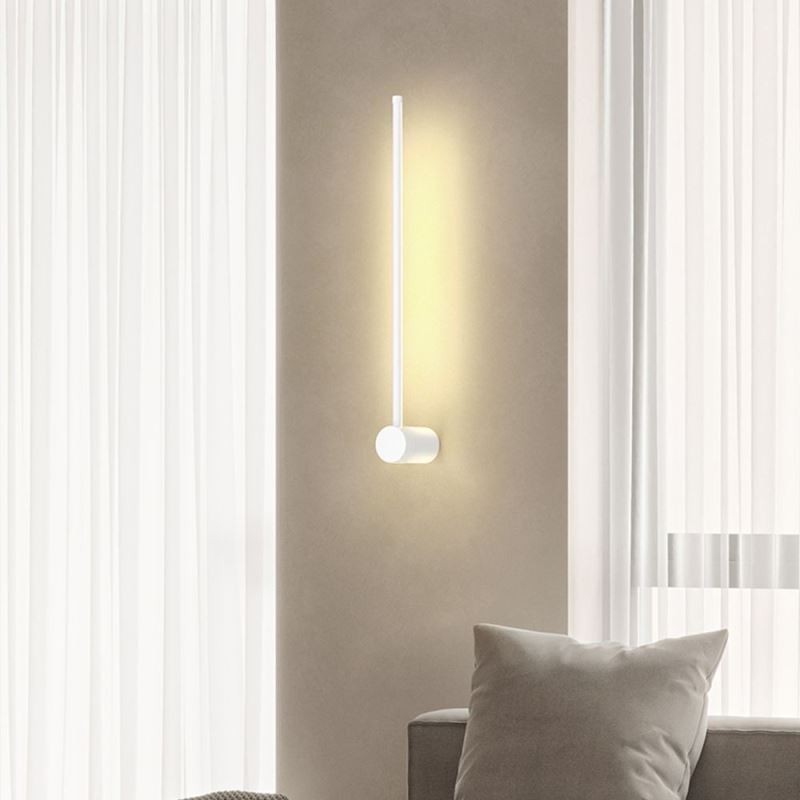 Moderne lange Wandlampe, Nachttischlampe