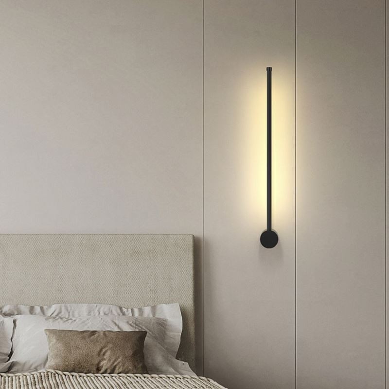 Moderne lange Wandlampe, Nachttischlampe