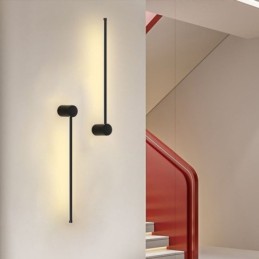 Moderne lange Wandlampe, Nachttischlampe