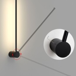 Moderne lange Wandlampe, Nachttischlampe