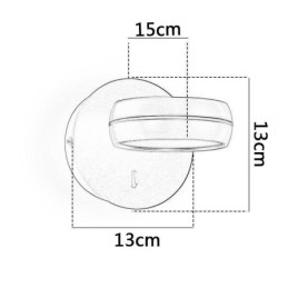 Schwenkbare Wandlampe Moderne minimalistische Wandleuchte