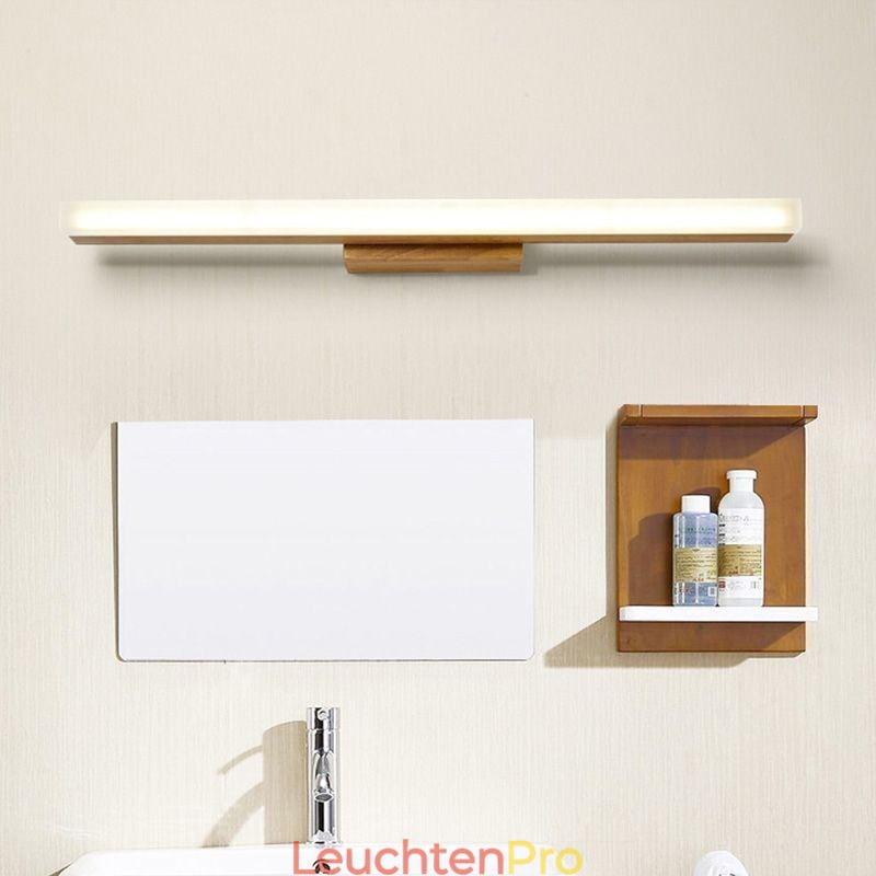 Spiegelleuchte Massivholz Wandleuchte Moderne Wandleuchte