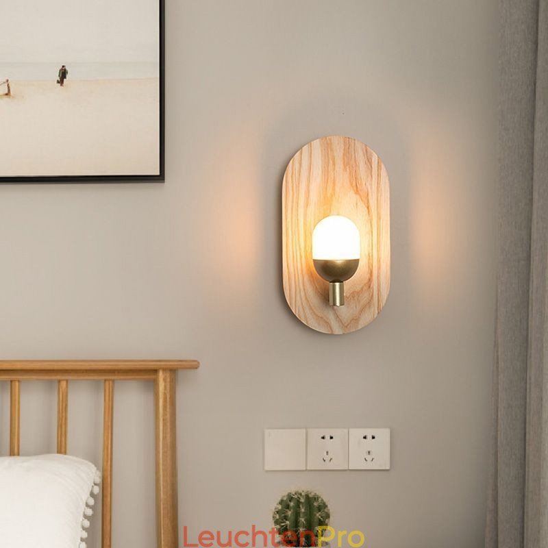 Dekoration Wand Holz Lampe Eingang Gang Lichter Nordic Nacht Wand Licht