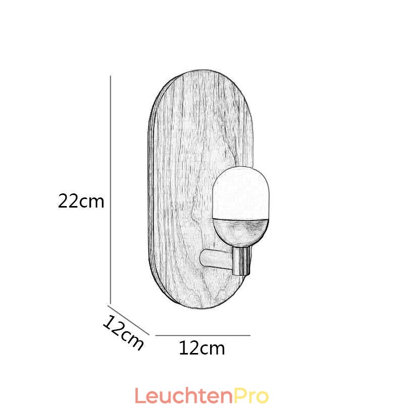 Dekoration Wand Holz Lampe Eingang Gang Lichter Nordic Nacht Wand Licht