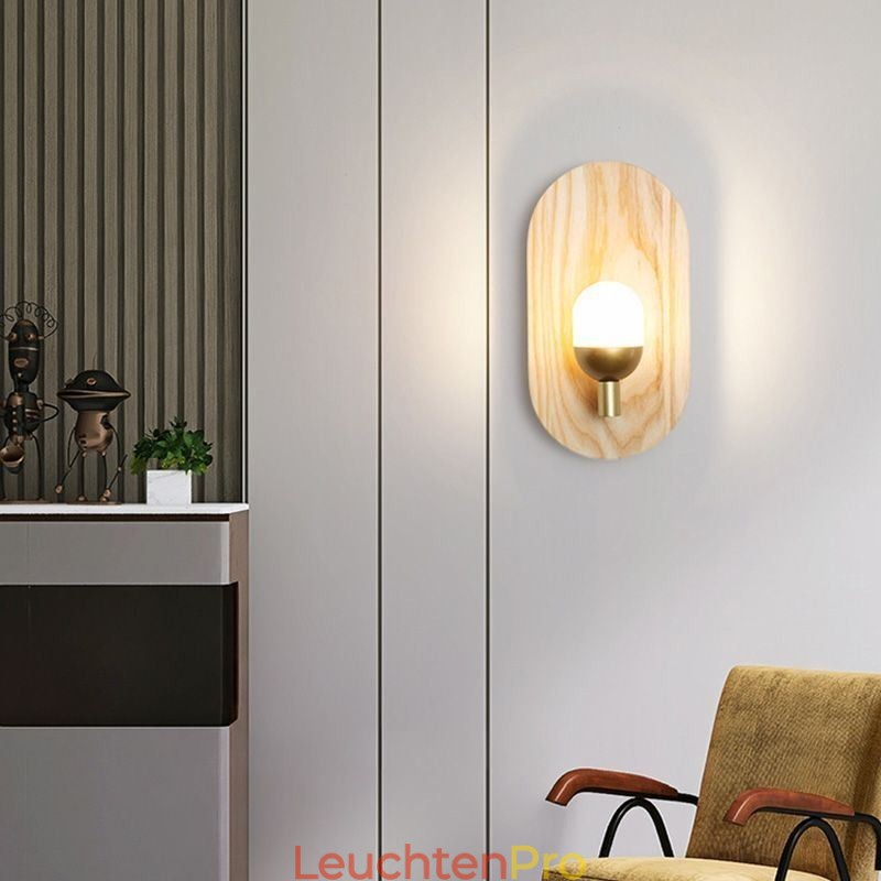 Dekoration Wand Holz Lampe Eingang Gang Lichter Nordic Nacht Wand Licht