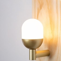 Dekoration Wand Holz Lampe Eingang Gang Lichter Nordic Nacht Wand Licht
