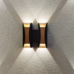 Wasserdichte Wandleuchte Modernes Aluminium Oberflächenmontiertes Gartenverandalicht