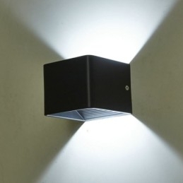 Wandleuchte Aluminium Balkon Oberfläche montiert Cube Veranda Licht