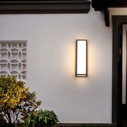 Rechteckige Wandleuchte Moderne wasserdichte Villa Veranda Wandleuchte