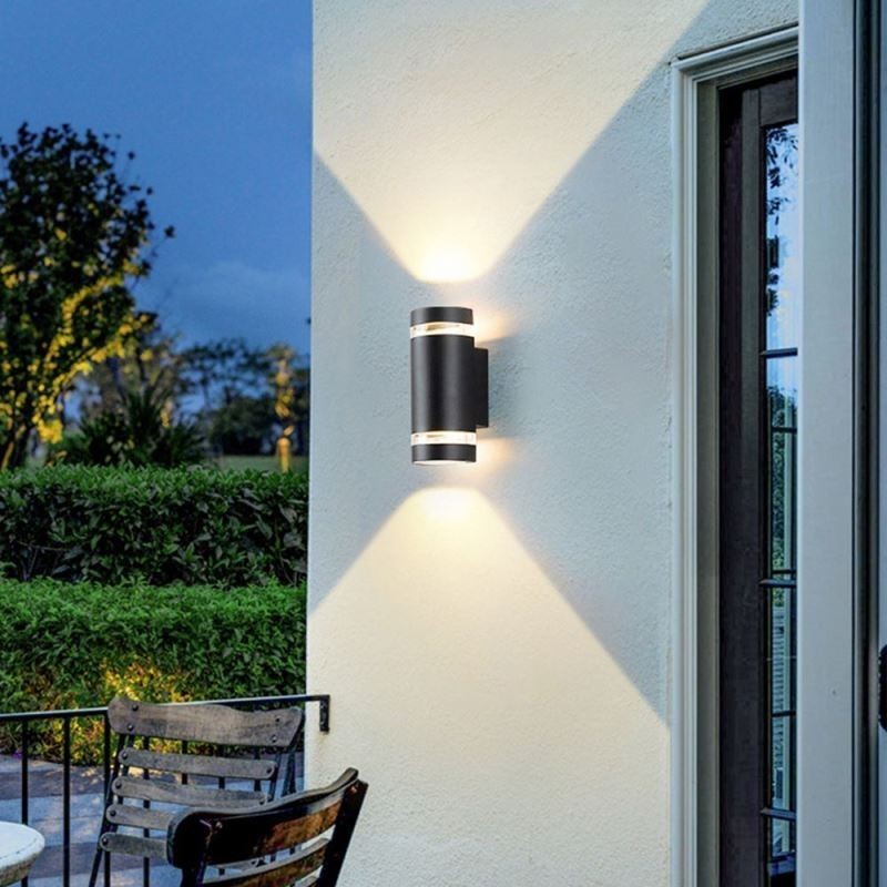 Wandleuchte Wasserdicht Up Down Aluminium Doppelkopf Wandleuchte
