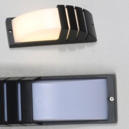 Wasserdichte Outdoor Veranda Licht Schwarz Aluminium Wand Lampe Garten Hof Licht