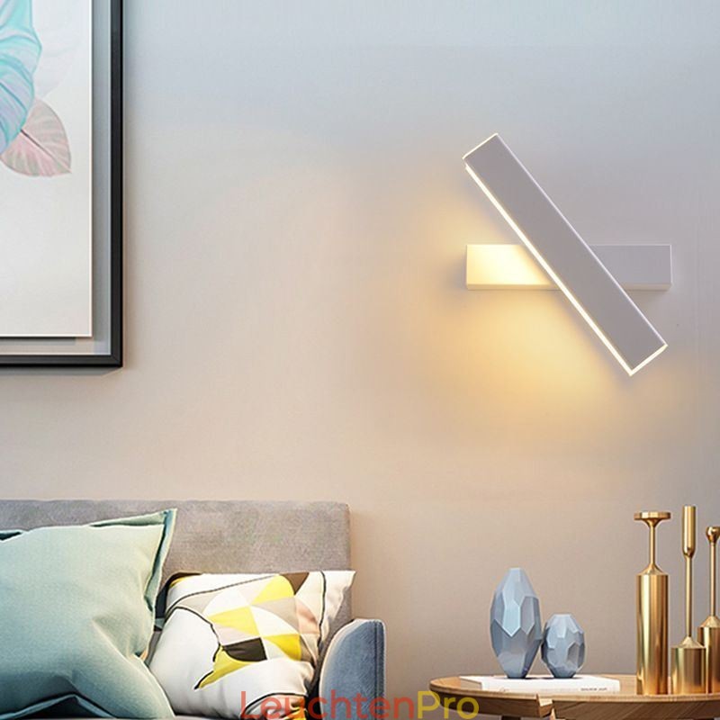 Wandleuchte Drehbar Nachttischlampe Aluminium