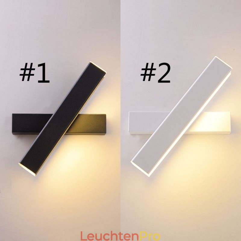 Wandleuchte Drehbar Nachttischlampe Aluminium