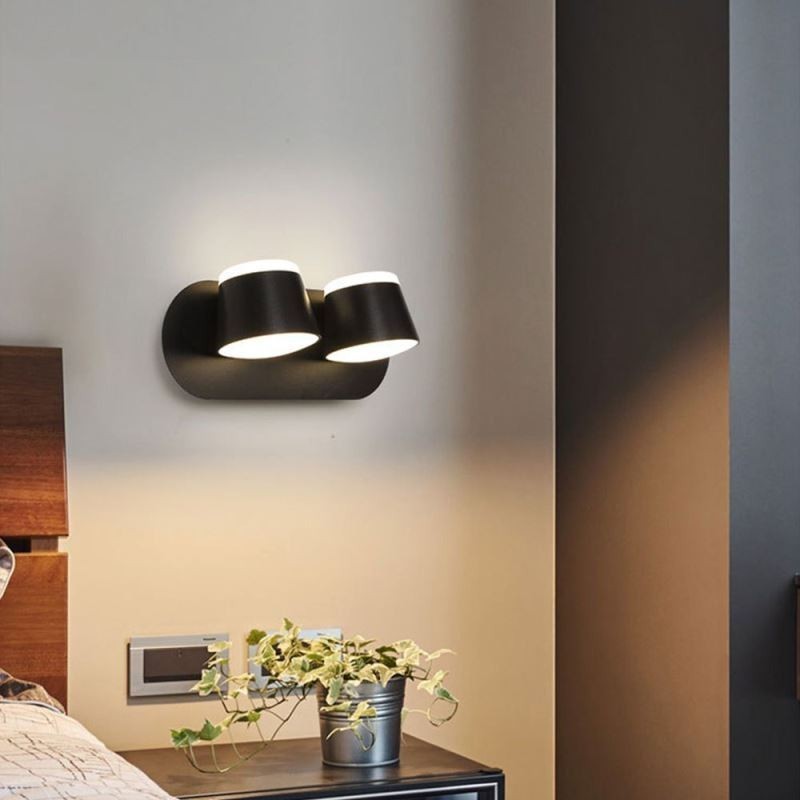 Moderne Wandleuchte Drehbare Wandlampe Aluminium