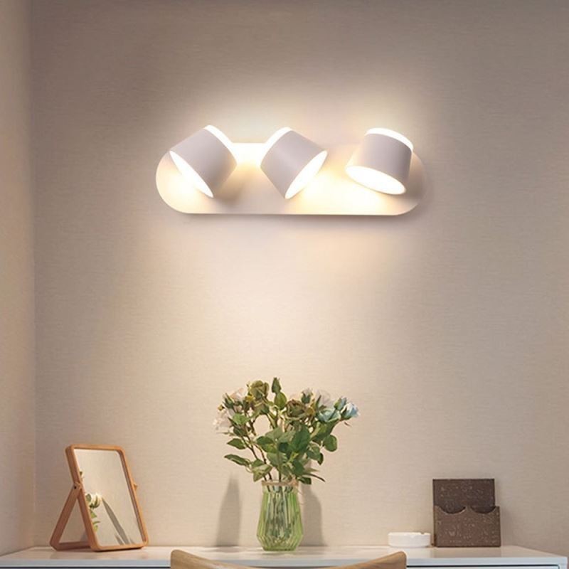 Moderne Wandleuchte Drehbare Wandlampe Aluminium