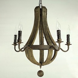 Kronleuchter 5 Lichter Vintage Retro Country Living Dining Metall