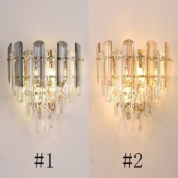 Europäische Wandleuchten Kristall Wandleuchten Badezimmer