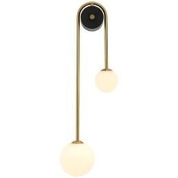 Globe Glas Wandleuchte Beleuchtung Moderne Messing Wandleuchte