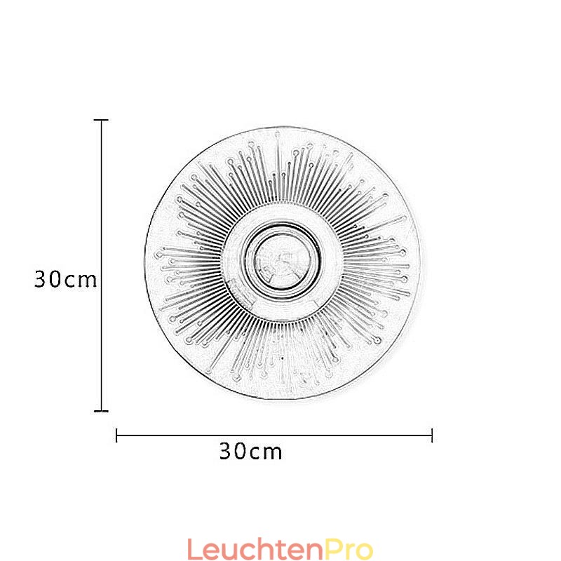 Nordische Messing-Wandlampe, ausgehöhlte runde Form, Wandleuchte