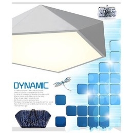 Montiert Moderne Nacht licht Weiß + Warm Weiß Farbe Decke Lichter
