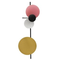 Moderne Wandleuchte, kreisförmige Wandleuchte, bunte Beleuchtung für Zuhause, Nachttischbeleuchtung