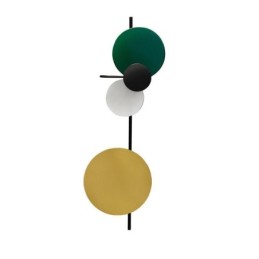 Moderne Wandleuchte, kreisförmige Wandleuchte, bunte Beleuchtung für Zuhause, Nachttischbeleuchtung
