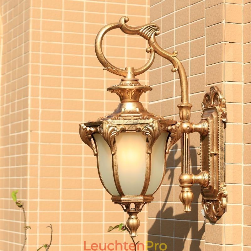 Europäische Retro Außenleuchte Wasserdicht Geschnitzte Wandleuchte Hof Korridor