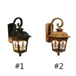 Europäische Retro Outdoor Wand Licht Wasserdichte Pfeil Blume Wand Leuchte
