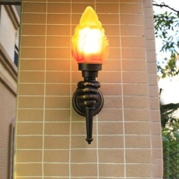 Europäische Retro Outdoor Wandleuchte Wasserdichte Taschenlampe Form Wandleuchte