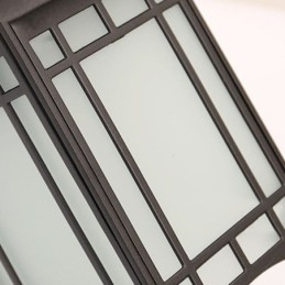 Außenleuchte im chinesischen Stil, wasserdicht, Pavillonform, Wandleuchte für Garten und Balkon