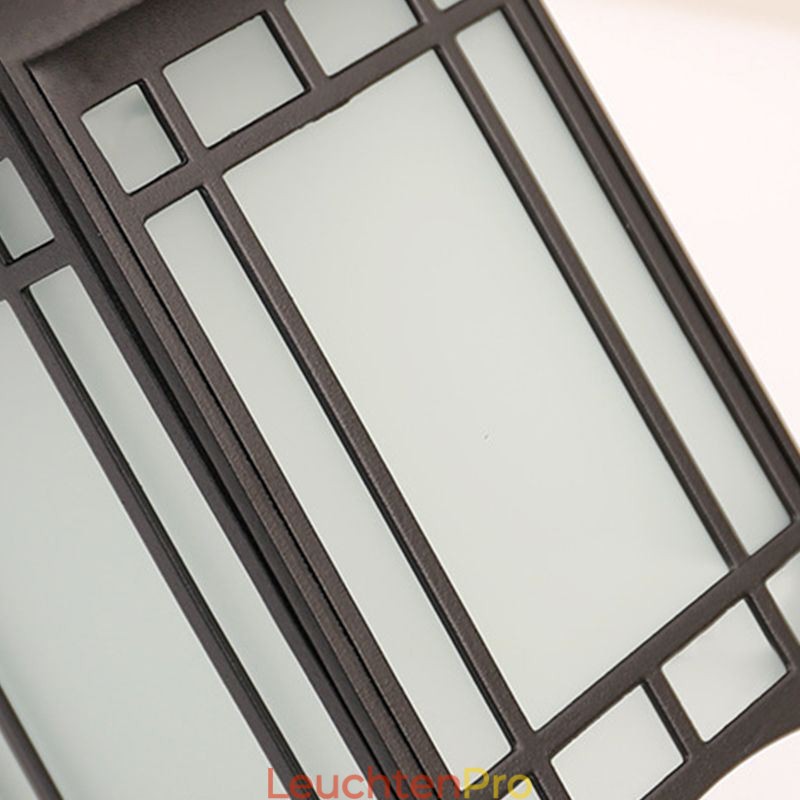 Außenleuchte im chinesischen Stil, wasserdicht, Pavillonform, Wandleuchte für Garten und Balkon