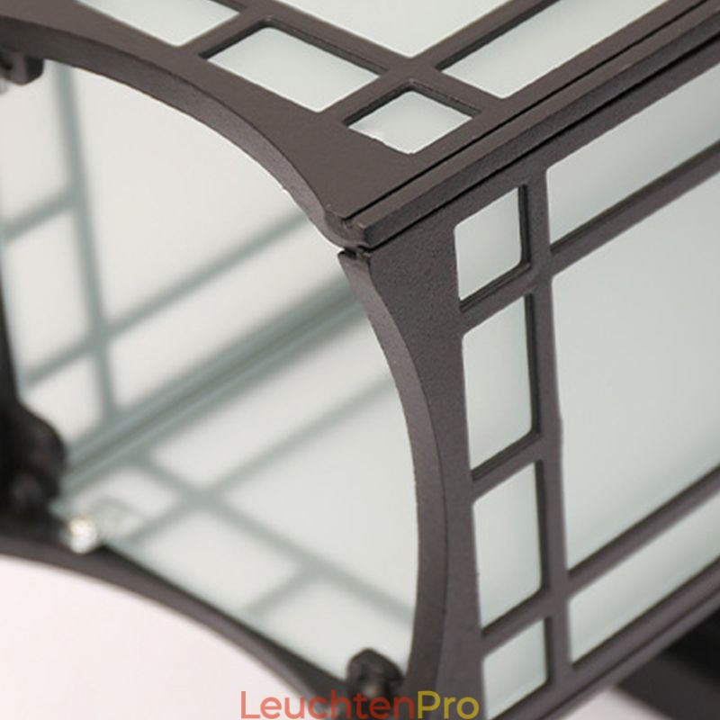 Außenleuchte im chinesischen Stil, wasserdicht, Pavillonform, Wandleuchte für Garten und Balkon