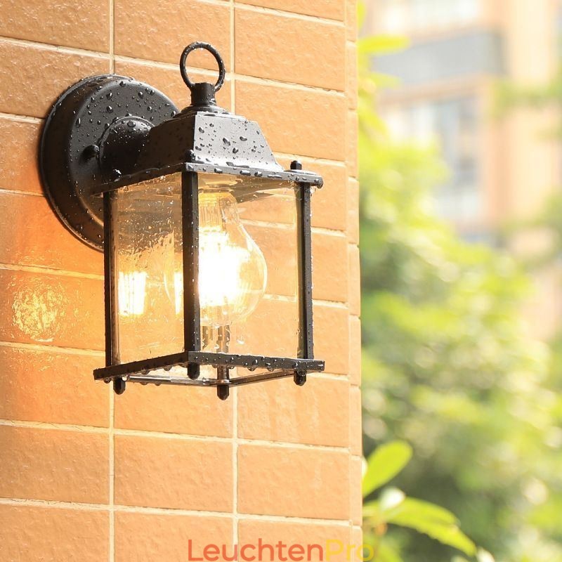 European Outdoor Wandleuchte Wasserdichte Quadratische Spalte Wand Licht Hof Garten Balkon