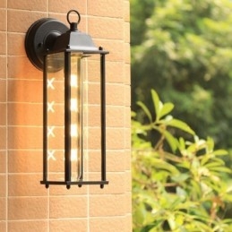 European Outdoor Wandleuchte Wasserdichte Quadratische Spalte Wand Licht Hof Garten Balkon